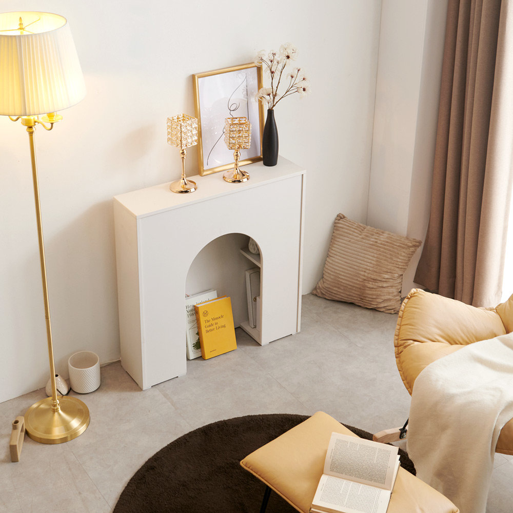 데코라인 파플 벽난로 일반콘솔 수납장 800_이미지