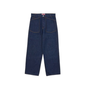 겐조 로고패치 남성 데님진 FD55DP4056B1-DM_이미지
