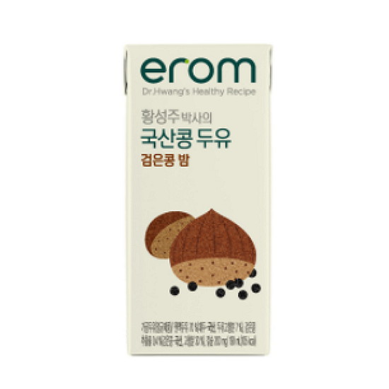 박사의 국산콩 두유 검은콩 밤 190ml