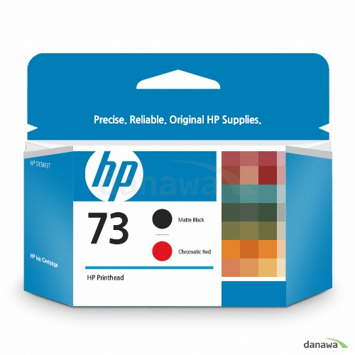HP 정품 73 (CD949A) 매트검정 + 빨강 헤드