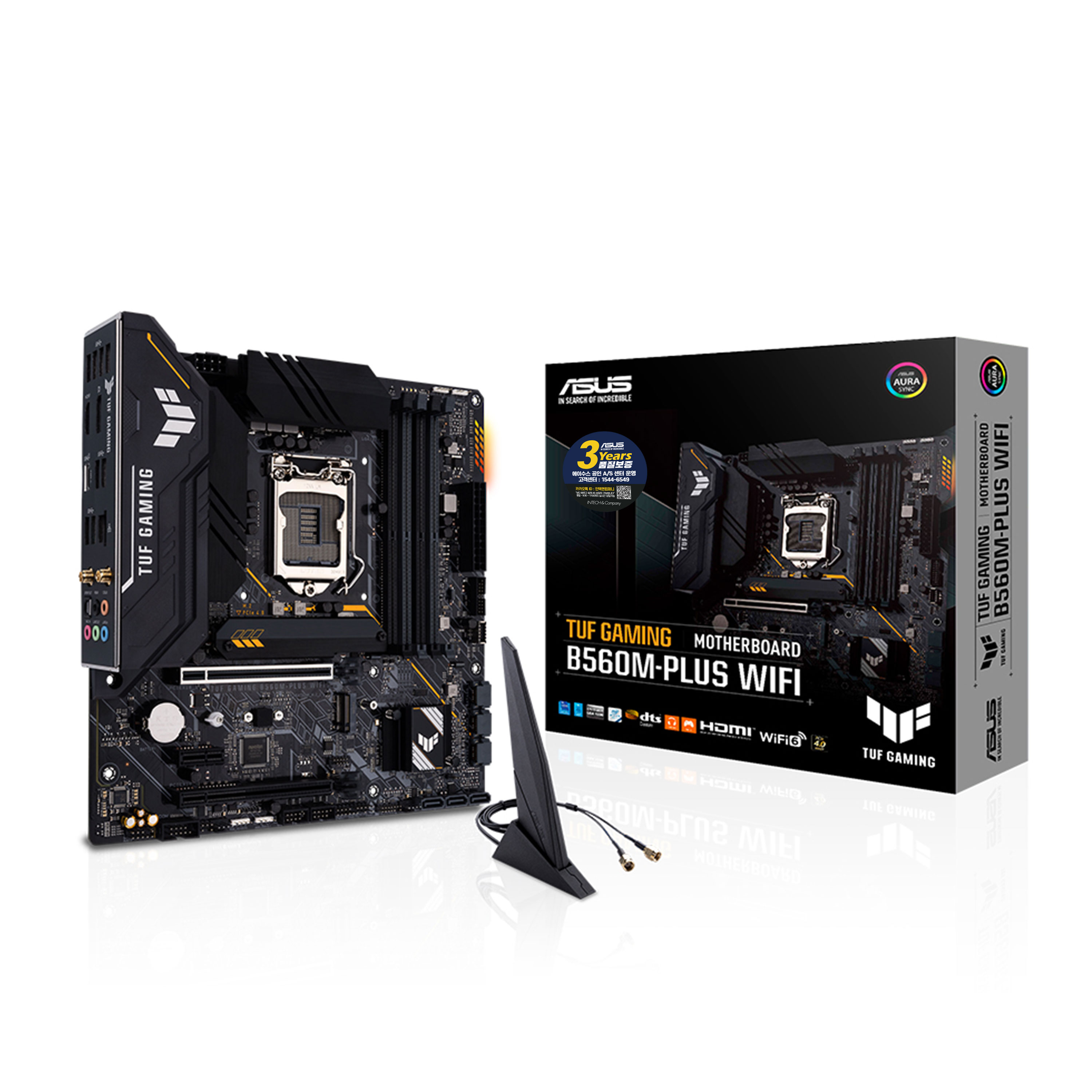 ASUS TUF Gaming B560M-PLUS WIFI 인텍앤컴퍼니이미지입니다. 누르면 해당 게시물로 새창이동합니다.