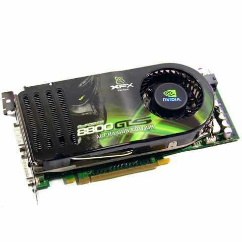XFX ������ 8800GTS ALPHA DOG EDITION EXTREME 640MB