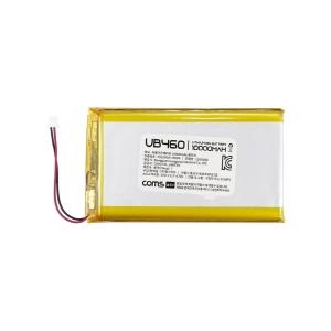 Coms 1260100 충전지 10000mAh 3.7V 리튬 배터리