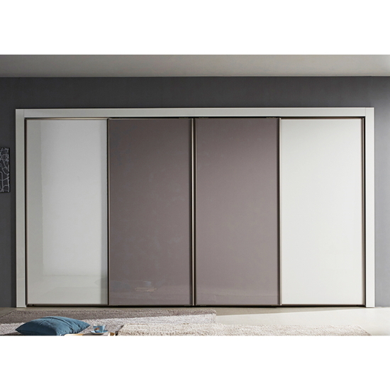 에넥스 ENNEE 유로 글로시 슬라이딩 붙박이장 실속형 (270cm)_이미지