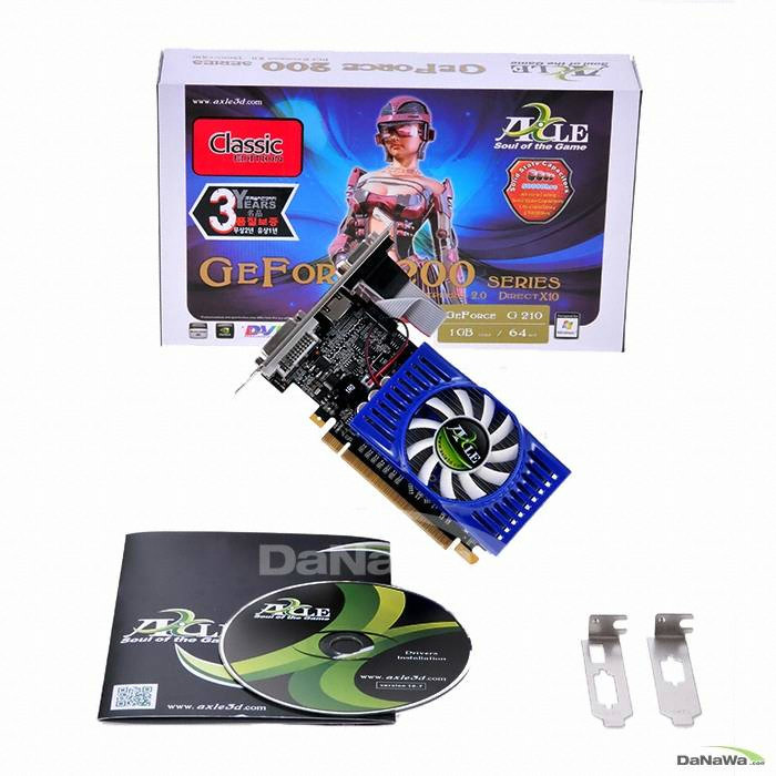 액슬 지포스 G210 D3 1GB LP_이미지