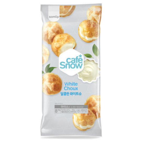 SPC삼립 카페스노우 달콤한 화이트슈 8개입 150g (3개)_이미지
