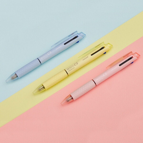  알파 멀티펜FX ZETAC3 0.5mm3색레몬옐로우