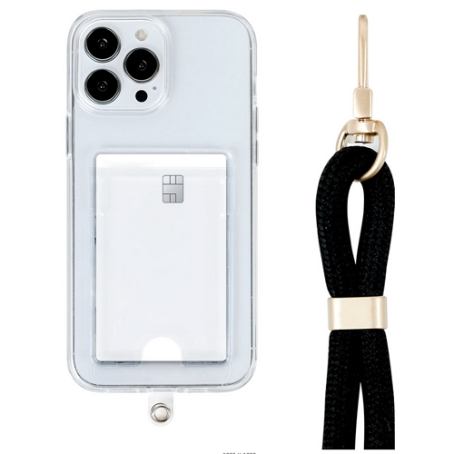 갤럭시S22 플러스 이케미 카드포켓 스트랩 목걸이 케이스_이미지