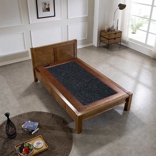 구들장  모던 서랍형 돌침대 SS (게르마늄)