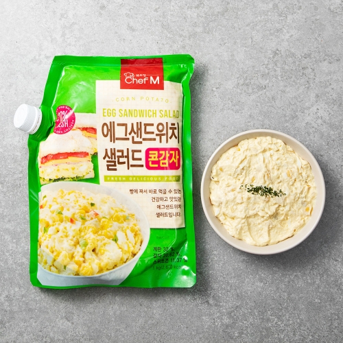 엠디에스코리아 쉐프엠 에그 샌드위치 샐러드 콘감자 1kg (1개)