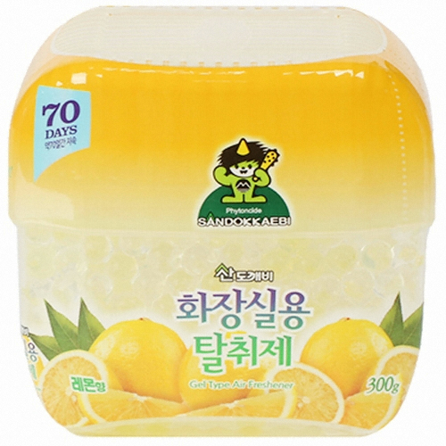 산도깨비 화장실용 탈취제 레몬향 300g (10개)_이미지