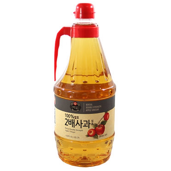 CJ제일제당 백설 2배 사과식초 1.8L (8개)