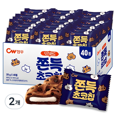 청우식품 오즈랜드 쫀득초코칩 800g