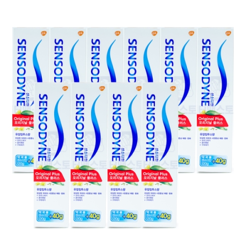 글락소스미스클라인 센소다인 오리지널 플러스 치약 160g [10개]