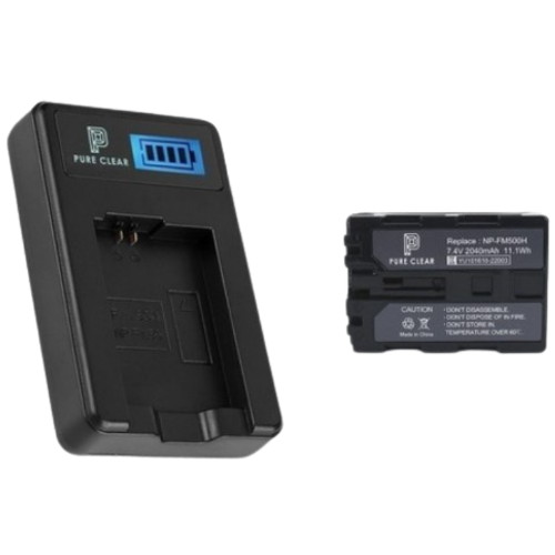 퓨어클리어 SONY NP-FM500H 호환 LCD 싱글 충전키트_이미지