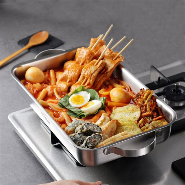 키친아트 통3중 IH 스텐 로스트팬 (24cm)_이미지