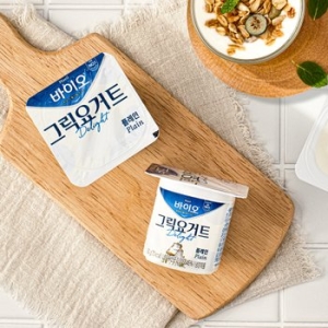 매일유업 매일바이오 그릭요거트 딜라이트 플레인 80g (16개)_이미지