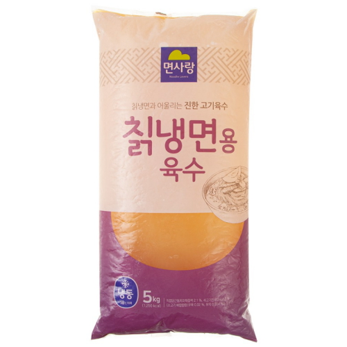  면사랑 칡냉면용 육수 5kg [2개]