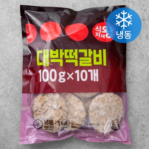 식자재왕 대박떡갈비 냉동 1kg (1개)_이미지