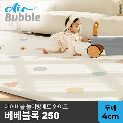 파크론 파크론 에어버블 놀이방매트 와이드 베베블록 250x150x4cm (1개)_이미지