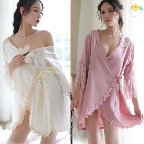  그란데 G-18 새틴 크로스 가운슬립