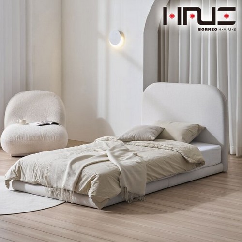 BIF보루네오 프라임 브리 패브릭 침대 SS (매트별도)_이미지