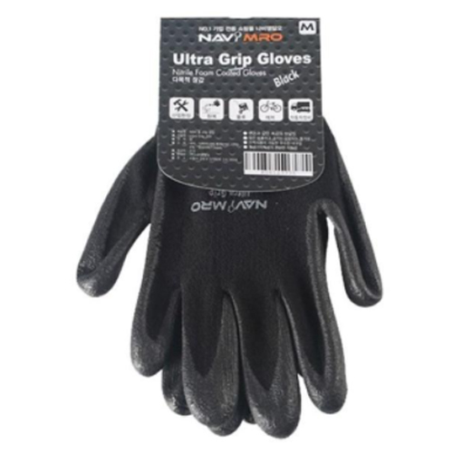 나비엠알오 NBR 폼 코팅 장갑 Ultra Grip 200 [10켤레]