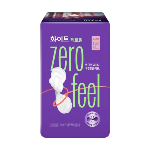 화이트 제로필 생리대 특대형 15개 (1팩(15개))_이미지