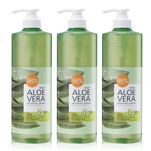 웰코스 과일나라 알로에 수딩젤 수분크림 1000ml