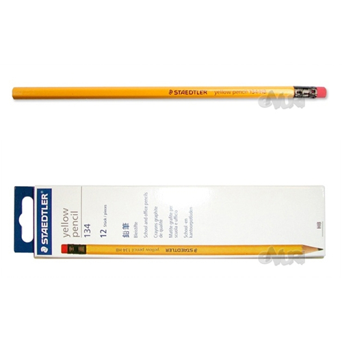 스테들러 옐로우 134 연필 세트 (12본x1개)_이미지