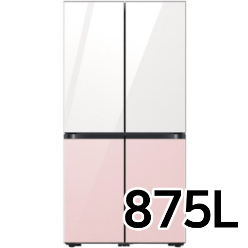 삼성전자 비스포크 글램 RF85C90F1 (화이트+핑크)_이미지