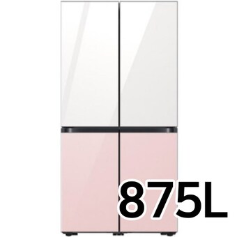 삼성전자 비스포크 글램 RF85C90F1 (화이트+핑크)