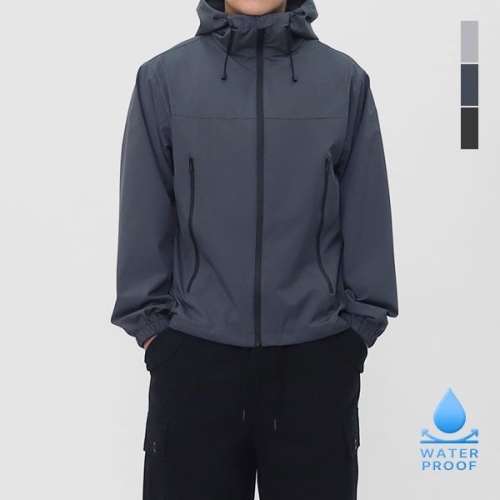 스콰즈 남자 캐주얼 방수 후드 바람막이 윈드브레이커 SMD058