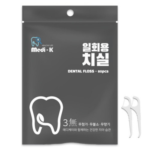 이월 메디케이 성인용 치실 80개 [3개]