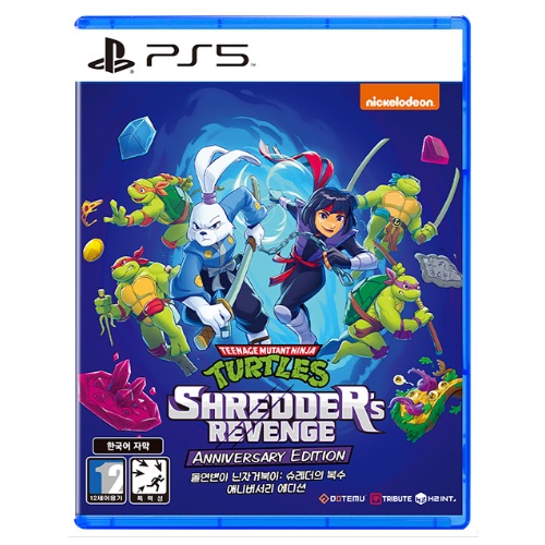  돌연변이 닌자 거북이: 슈레더의 복수 애니버서리 에디션 한글판 PS5, 패키지디스크