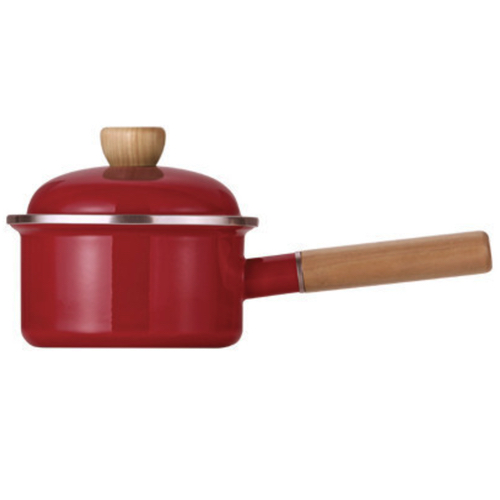 PN풍년 브리에 루시 법랑 IH 편수냄비 레드 (16cm)_이미지