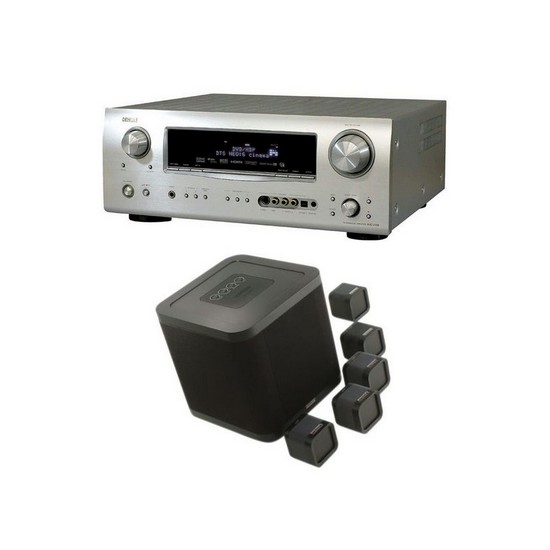 미션 M-CUBE + 데논 AV리시버 (AVR-2308)_이미지