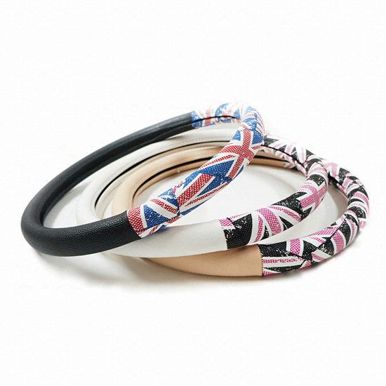 런웨이카 빈티지 유니언잭 핸들커버 (화이트)_이미지