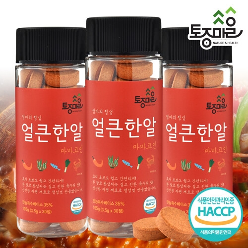 토종마을 마마코인 얼큰한알 105g(3.5gx30입) (3개)_이미지