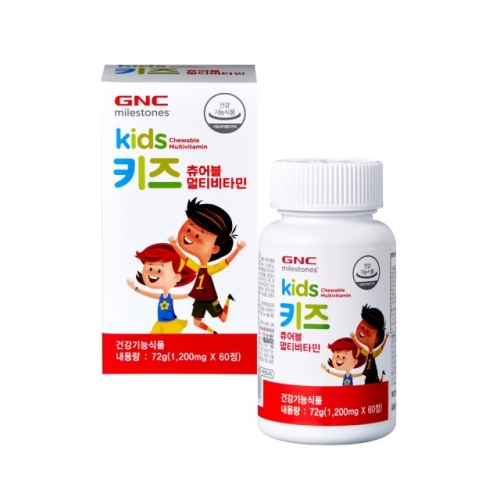 GNC 키즈 츄어블 멀티비타민 60정