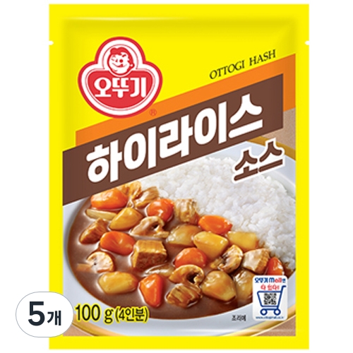 오뚜기 하이라이스 소스 100g (5개)_이미지