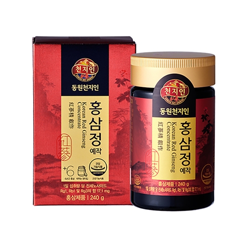 천지인 6년근 홍삼정 예작 240g (10개)_이미지