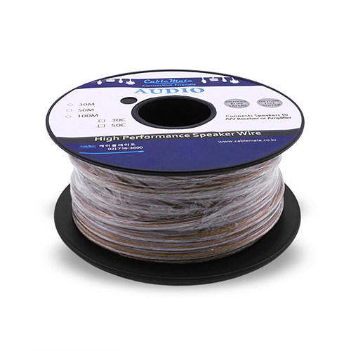 CABLEMATE 고급형 50C 스피커 케이블 (SPO009, 50m)