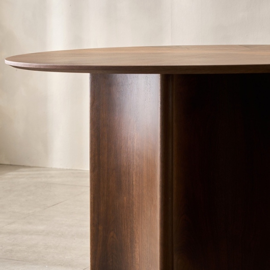 리바트 세계가구 바오밥 원형 원목 식탁 1200 (의자별도)_이미지