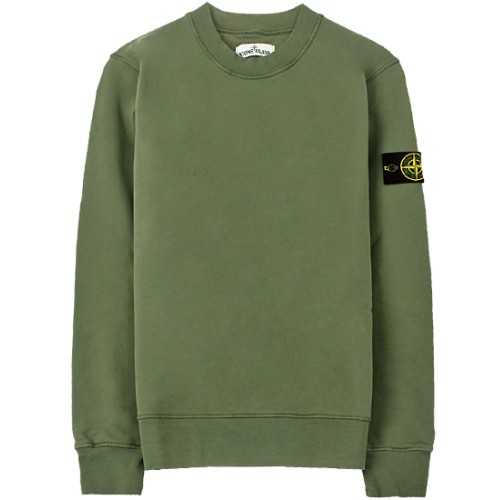 스톤아일랜드 와펜 패치 맨투맨 721563051 (V0058, 그린)