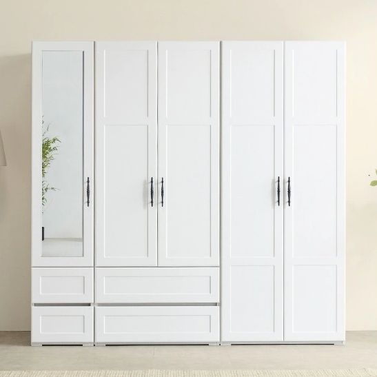 어썸 모듈 전신거울 2단서랍 옷장세트 2000