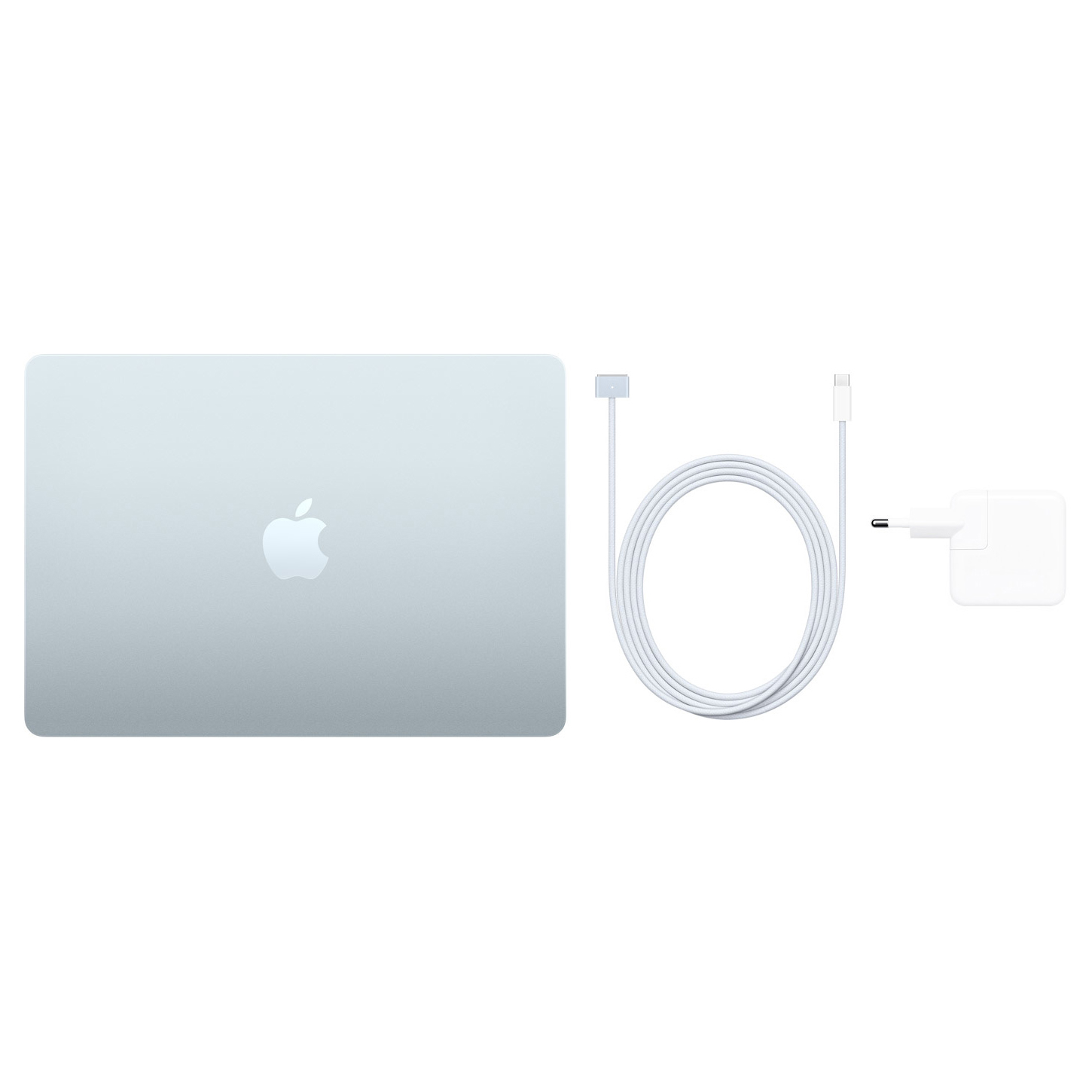 APPLE 맥북에어13 M4 10코어 CPU, 8코어 GPU 스카이 중고 (램16GB, SSD 256GB)_이미지