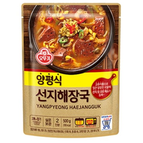 오뚜기 양평식 선지해장국 500g (2개)