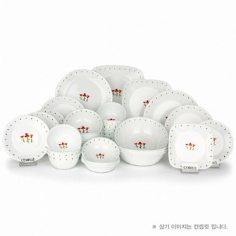 <b>코렐</b> 루즈트리오 4인 홈세트 18P