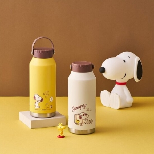 스누피 슬로 핸들 텀블러 1L